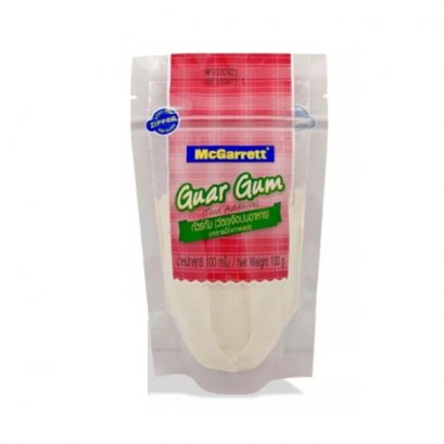 กัวร์กัม ตรา แม็กกาแรต 100 กรัม MCGARRETT GUAR GUM 100 g. (ยกลัง 12 ชิ้น)