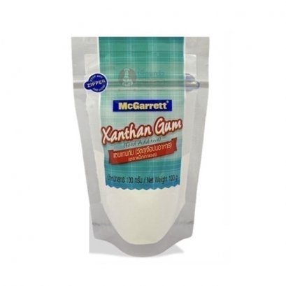 แซนแทนกัม ตรา แม็กกาแรต 100 กรัม MCGARRETT XANTHAN GUM 100 g. (ยกลัง 12 ชิ้น)