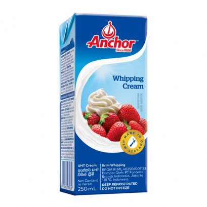 วิปปิ้งครีม ตราแองเคอร์ (Anchor Whipping Cream) 250ml. (ยกลัง24ชิ้น)