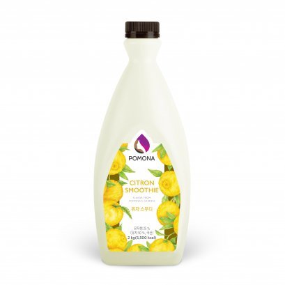 ซอสผลไม้สมูตตี้ ส้มยูสุ โพโมน่า 2 กิโลกรัม (Citron Smoothie Smoothie Sauce Pomona 2 kg.)