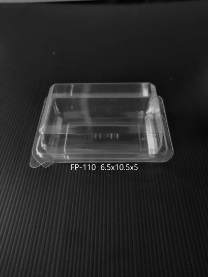 กล่องใสฝาติดFP110 100ชิ้น (ยกลัง 10แพ็ค)