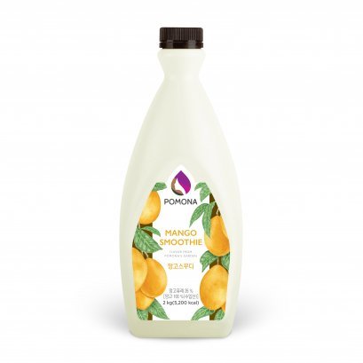 ซอสผลไม้สมูตตี้ มะม่วง โพโมน่า 2 กิโลกรัม (Manggo Smoothie Sauce Pomona 2 kg.)