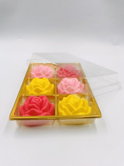 พิมพ์ซิลิโคน กุหลาบสยาม12 ชิ้น