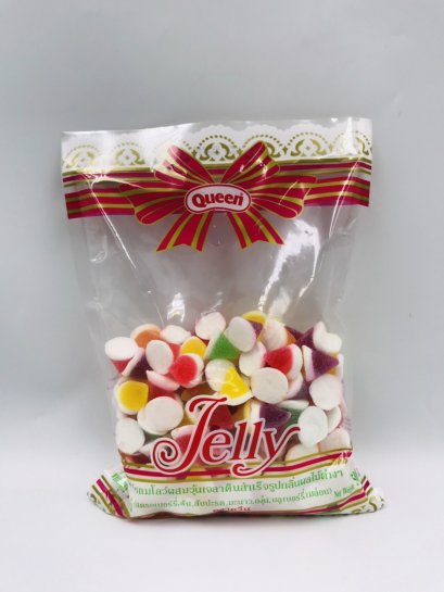เยลลี่ปีระมิด ควีน 500 กรัม Jelly  pyramid Queen 500 g.) (ยกลัง 20 แพ็ค)