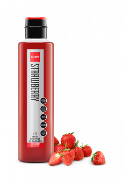 20004406 ชอทท์สตรอเบอร์รี่ 1L (ยกลัง6ขวด)