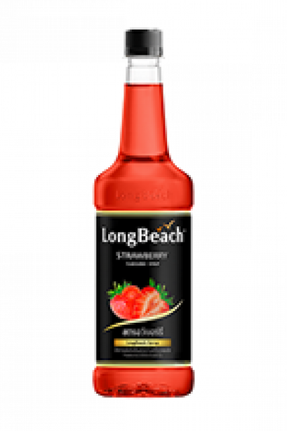 ไซรัป สตรอว์เบอร์รี่ ลองบีช 740 มิลลิลิตร (LongBeach Strawberry Syrup 740 ml.)