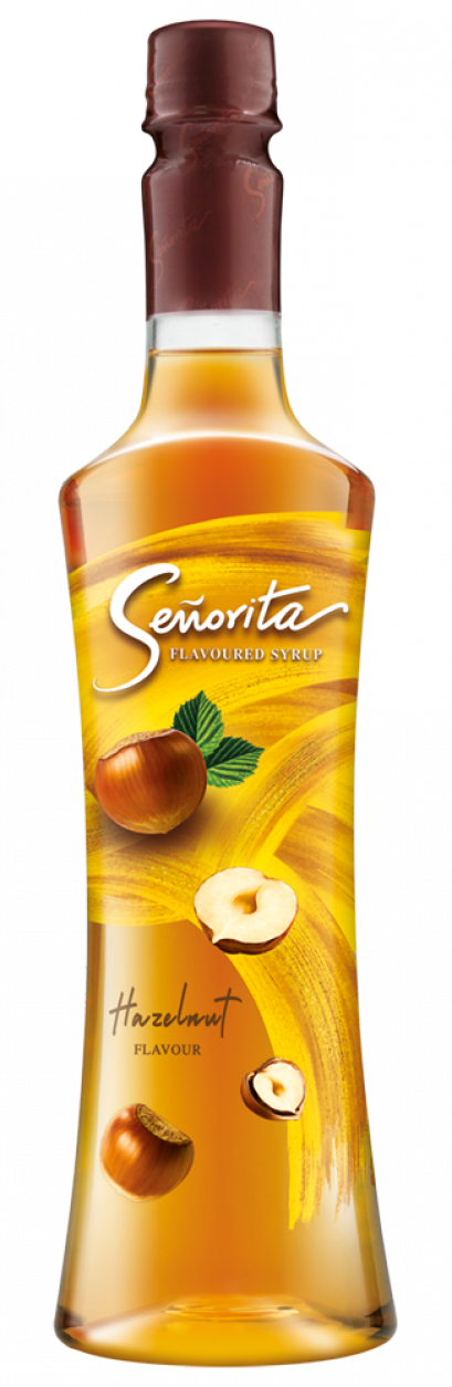 น้ำเชื่อมแต่งกลิ่น ฮาเซลนัท เซนญอริต้า 750 มิลลิลิตร (Senorita Hazelnut Flavoured Syrup 750 ml.)