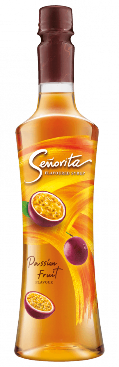น้ำเชื่อมแต่งกลิ่น เสาวรส เซนญอริต้า 750 มิลลิลิตร (Senorita Syrup passion fruit 750 ml.)