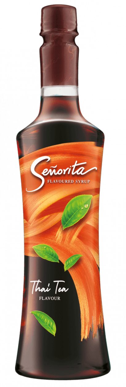 น้ำเชื่อมแต่งกลิ่น ชาไทย เซนญอริต้า 750 มิลลิลิตร (Senorita Thai Tea Flavoured Syrup 750 ml.)