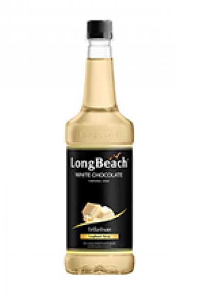 ไซรัป ไวท์ช็อคโกแลต ลองบีช 740 มิลลิตร (LongBeach White Chocolate Syrup size 740 ml.) (ยกลัง 12 ขวด)