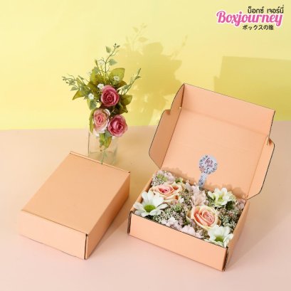 กล่องลูกฟูก ฟลามิงโก้ 14x20x6 ซม.  (20ชิ้น/แพ็ค)