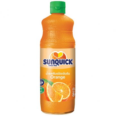 น้ำส้ม ซันควิก 800 มิลลิลิตร (Sunquick 800 ml) (ยกลัง 6 ขวด)