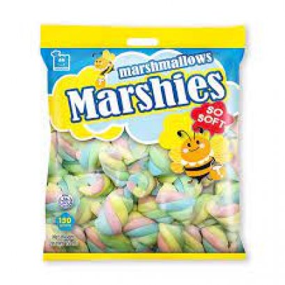 มาร์ชแมลโลว์เกลียวกลางมาร์เคนเบิร์ก  35มม. 150 กรัม (ยกลัง 24 แพ็ค)