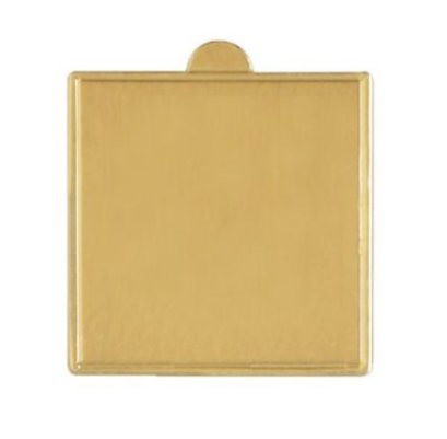 กระดาษรองเค้ก (จัตุรัส) สีทอง 9 cm/50ชิ้น