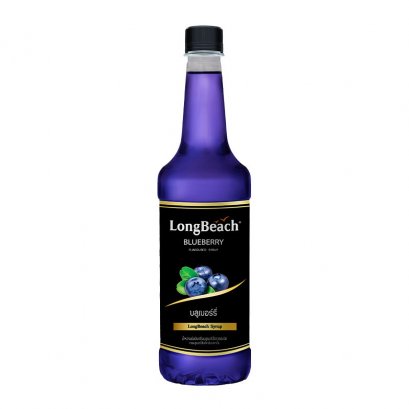 ไซรัป บลูเบอร์รี่ ลองบีช 740 มิลลิลิตร (LongBeach Blueberry Syrup 740 ml.)