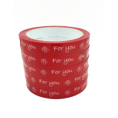 เทป for you สีแดง
