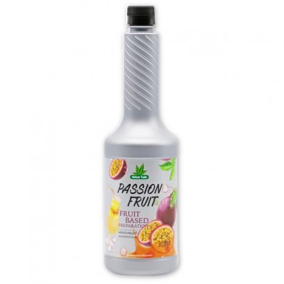น้ำผลไม้เข้มข้น เสาวรสฟรุตเบสพรีเพอเรชั่น เนเจอร์เทส 750 มิลลิลิตร (Nature Taste passion fruit Fruit Based 750 ml.)