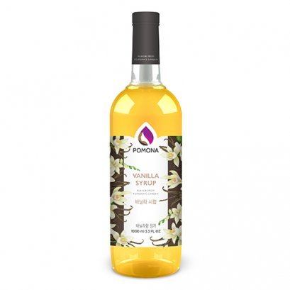 ไซรัปกาแฟ กลิ่นวนิลา โพโมน่า 1000 มิลลิลิตร (Vanilla Syrup Pomona 1000 ml.)