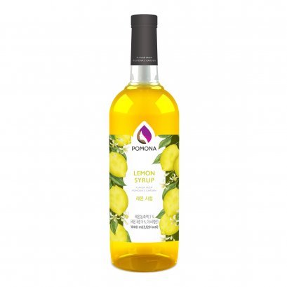 ไซรัปผลไม้ กลิ่นเลม่อน โพโมน่า 1000 มิลลิลิตร (Lemon syrup Pomona 1000 ml.)