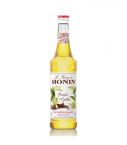 น้ำเชื่อม กลิ่นเฟรนช์วานิลลา โมนิน 700 มิลลิลิตร ( French Vanilla Syrup Monin 700 ml.)