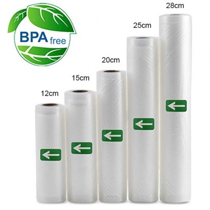 ถุงซิลด์สุญญากาศ (Vacuum sealed roll)  ขนาด 15cm*5M