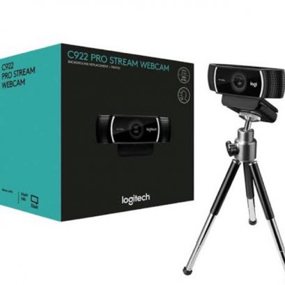 เว็บแคม Logitech รุ่น C922 Pro Steam Webcam ของแท้ 1080P ความละเอียด Full HD