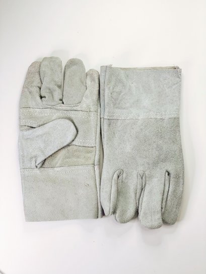 ถุงมือหนังท้องสั้น