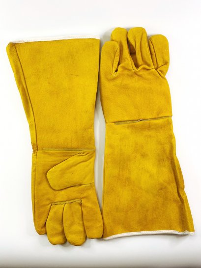 ถุงมือหนังผิวเสริมซับใน