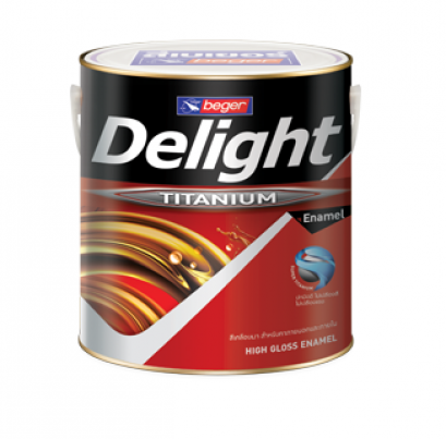 สีเคลือบเงาดีไลท์ ไทเทเนียม