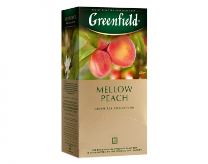ชาเขียว Greenfield Peach Mellow ชาดีจากรัสเซีย