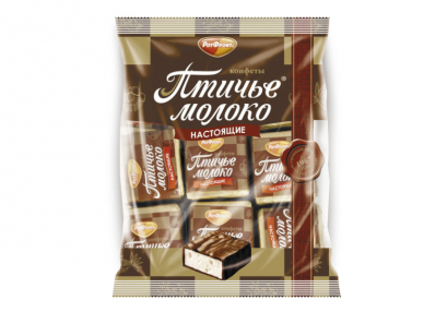 ขนมพื้นเมืองรัสเซีย ptichye moloko  / Птичье молоко