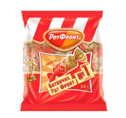 ขนมพื้นเมืองรัสเซีย батончики рот фронт/ขนมบาโตนชิค