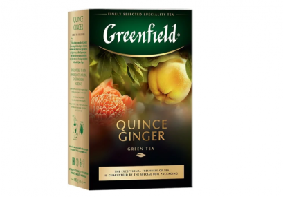 ชาเขียวชนิดใบ Greenfield Quince Ginger ชาเขียวชนิดใบ Greenfield Quince Ginger