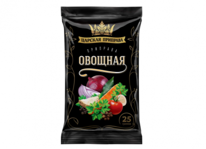 ผักอบแห้งผสมเครื่องเทศ ขนาด 25 กรัม