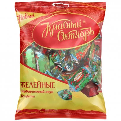 ขนมพื้นเมืองรัสเซีย เยลลี่บาร์เบอรี่ / желейные барбарис