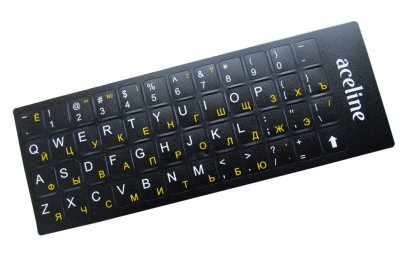 สติกเกอร์แป้นพิมพ์ภาษารัสเซีย