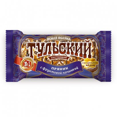 ขนมพื้นเมืองรัสเซีย "ปรยานิค" สอดไส้ผลไม้ /  Пряник тульский с фруктовой начинкой