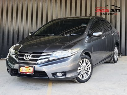 Honda City 1.5 SV ปี 2013 เกียร์ออโต้ สีเทา