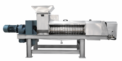 เครื่องรีดแยกน้ำแบบสกรูเพรส Screw Press Dewatering Machine
