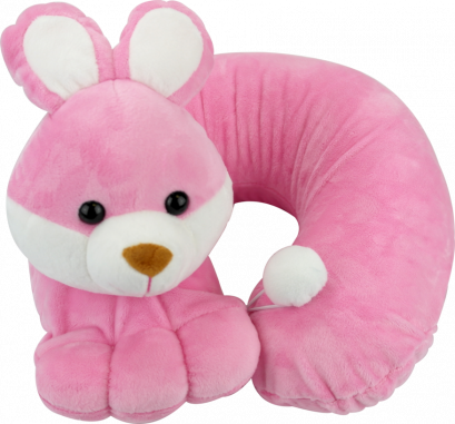 ПОДУШКА ИГРУШКА ДЛЯ ШЕИ КРОЛИК