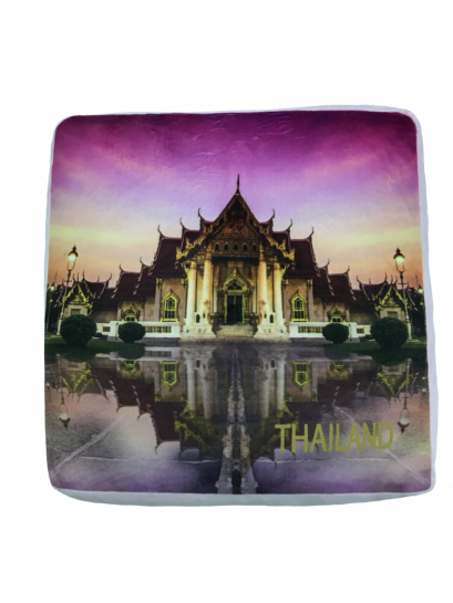 ПОДУШКА ДЛЯ СПИНЫ С ТАЙСКИМ ОРНАМЕНТОМ РОЗОВАЯ