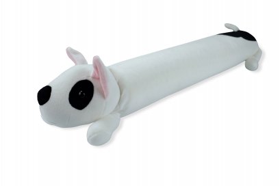 Bolster Doll White Dog