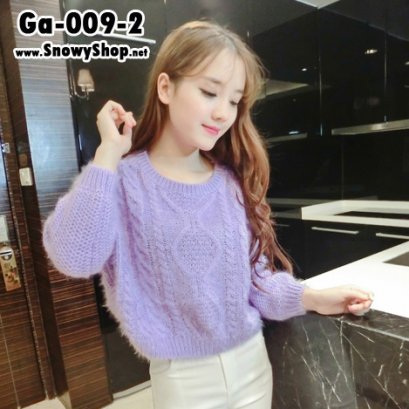  [[PreOrder]] [เสื้อไหมพรม] [Ga-009-2] Gagai เสื้อไหมพรมกันหนาวแขนยาวผ้าหนาใส่กันหนาว