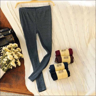  [[PreOrder]] [Qi-148] Qian Qian++เลคกิ้ง++กางเกงเลคกิ้งสีดำ