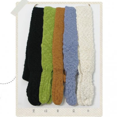  [[พร้อมส่ง]] [SZ-8172-1] SZ++ผ้าพันคอ++ผ้าพันคอถุงมือกันหนาวสีเขียว