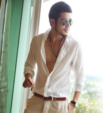 [[พร้อมส่ง M]] [Mix-009] MIX++เสื้อเชิ๊ต++เสื้อเชิ๊ตสีขาวคอปกแขนยาวใส่สบาย