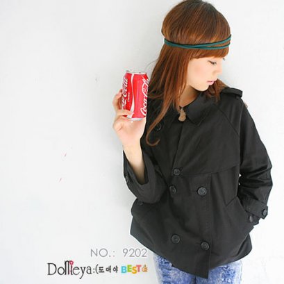  [*พร้อมส่ง S,M,L] [Do-184] Domeya++เสื้อสูท++เสื้อสูทสีดำใส่เป็นแจ๊คเก็ตกันหนาวได้อุณหภูมิไม่มากสวยๆได้ค่ะ