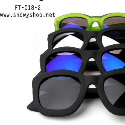  [[พร้อมส่ง]] [FT-018-2] แว่นตากันแดด++แว่นตากันแดดผู้หญิงสีปรอทเงิน