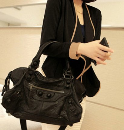  [[*พร้อมส่ง M]] [SZ-2054] Shezyy++เสื้อสูท++เสื้อสูทผ้าสีดำขอบครีม