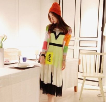      [[*พร้อมส่ง F]] [SZ-2108] Shezyy++เดรส++เดรสสีเขียวแขนกุด ผ้าซีฟองอัดพรีทลายสวยค่ะ 